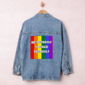 LGBTQ+ REGENBOGGENFLAGGE FÜR GLEICHHEIT  JEANSJACKE (Hangar)