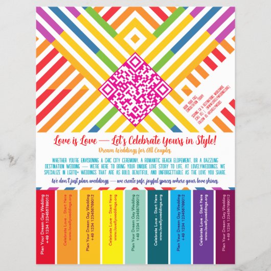 LGBTQ+ reißen den Flyer ab (Vorne)