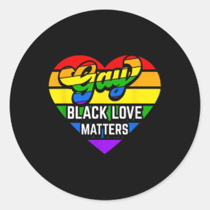 Lgbtq Resist Fist Gay Pride Schwarze Liebe S Bewus Runder Aufkleber
