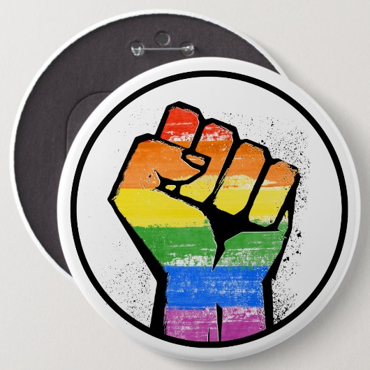 LGBTQ-RESISTENZ - -  BUTTON (Vorne & Hinten)