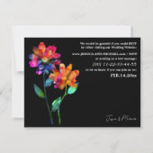 🌈 LGBTQ Respond Online Petals & Pride RSVP Karte (Rückseite)