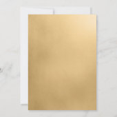 LGBTQ Rose Gold Moderne Hochzeit Einladung (Rückseite)