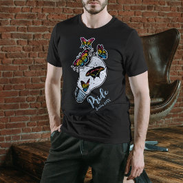 LGBTQ-Schmetterlinge in Pansexual Flag Colors T-Shirt