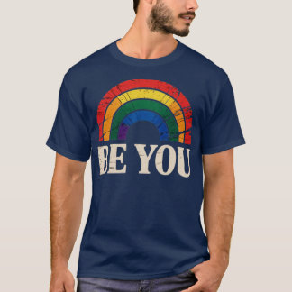 LGBTQ Sei du Gay Pride LGBT Allein Rainbow Flag Re T-Shirt
