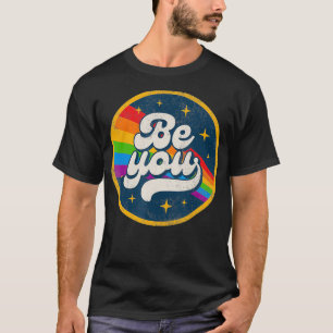 LGBTQ Sei du Gay Pride LGBT Allein Rainbow Flag Re T-Shirt