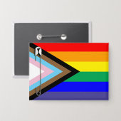 LGBTQ+-Sicherheit mit der Schaltfläche "Sicherheit Button (Vorderseite/Rückseite)