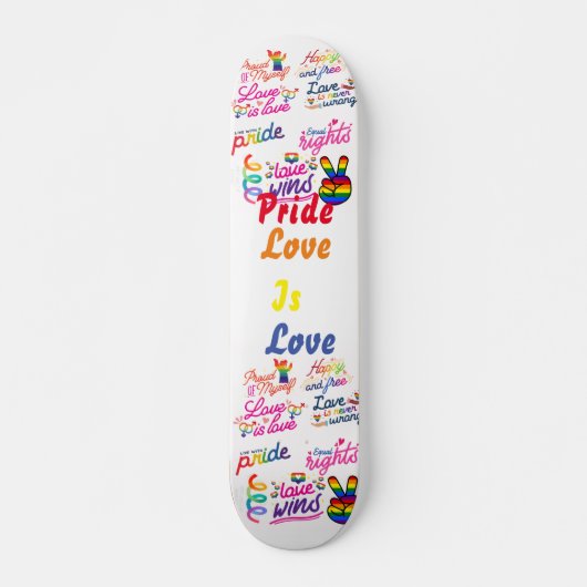 LGBTQ SKATEBOARD (Vorne)