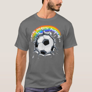 Lgbtq Soccer Pride Mental Health Awareness 3052 T-Shirt