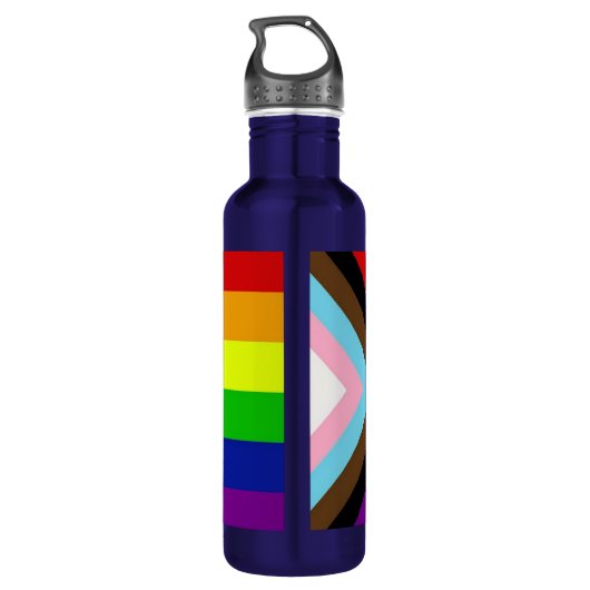 LGBTQ+ Stachellose Stahlflasche Edelstahlflasche (Rückseite)