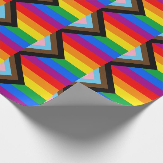 LGBTQ+-Statusanzeige Geschenkpapier (Ecke)
