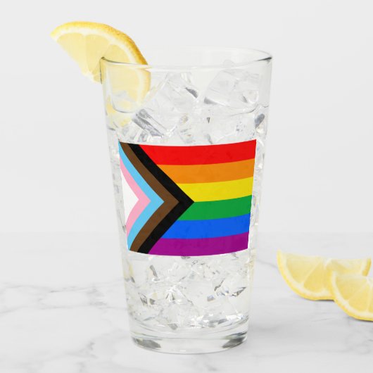 LGBTQ+-Statusanzeige Glas (Vorderseite Ice)