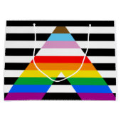 LGBTQ-Statusanzeige Große Geschenktüte (Vorderseite)