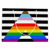LGBTQ-Statusanzeige Große Geschenktüte (Rückseite)