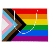 LGBTQ+-Statusanzeige Große Geschenktüte (Vorderseite)