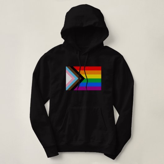 LGBTQ+-Statusanzeige Hoodie (Design vorne)