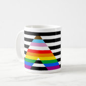 LGBTQ-Statusanzeige Kaffeetasse (Vorderseite Links)