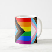 LGBTQ+-Statusanzeige Kaffeetasse (VorderseiteRechts)