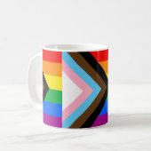 LGBTQ+-Statusanzeige Kaffeetasse (Vorderseite Links)