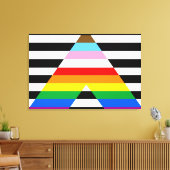 LGBTQ-Statusanzeige Leinwanddruck (Insitu (Wohnzimmer))