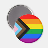 LGBTQ+-Statusanzeige Magnet (Vorderseite/Rückseite)