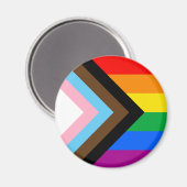 LGBTQ+-Statusanzeige Magnet (Vorderseite/Rückseite)