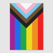 LGBTQ+-Statusanzeige Magneteinladung (Vorderseite)