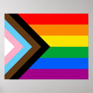 LGBTQ+-Statusanzeige Poster