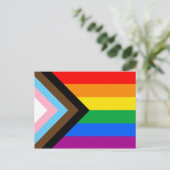 LGBTQ+-Statusanzeige Postkarte (Stehend Vorderseite)