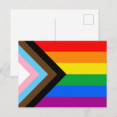 LGBTQ+-Statusanzeige Postkarte (Vorne/Hinten)