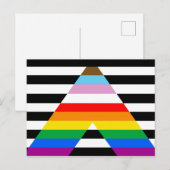 LGBTQ-Statusanzeige Postkarte (Vorne/Hinten)