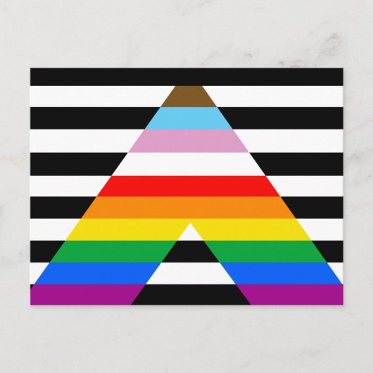 LGBTQ-Statusanzeige Postkarte (Vorderseite)