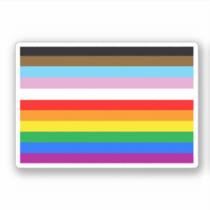 LGBTQ+-Statusmarkenstreifen Aufkleber