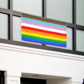 LGBTQ+-Statusmarkenstreifen Banner (Äußeres Gebäude)