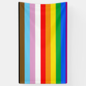 LGBTQ+-Statusmarkenstreifen Banner (Vertikal)