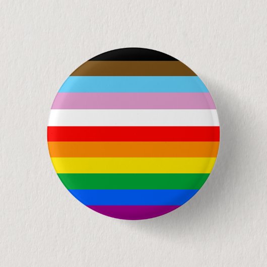 LGBTQ+-Statusmarkenstreifen Button (Vorderseite)