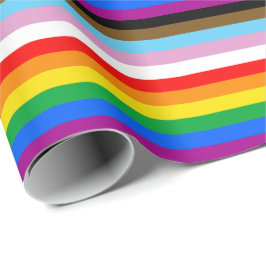 LGBTQ+-Statusmarkenstreifen Geschenkpapier