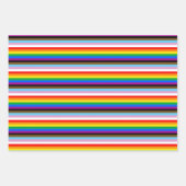 LGBTQ+-Statusmarkenstreifen Geschenkpapier Set (Vorderseite 2)