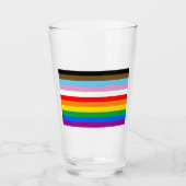 LGBTQ+-Statusmarkenstreifen Glas (Vorderseite)