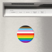 LGBTQ+-Statusmarkenstreifen Magnet (In Situ (Geschirrspüler))