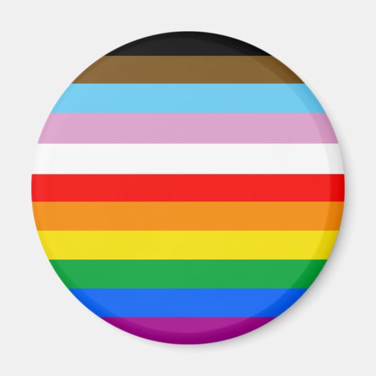 LGBTQ+-Statusmarkenstreifen Magnet (Vorne)