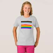 LGBTQ+-Statusmarkenstreifen T-Shirt (Vorne ganz)