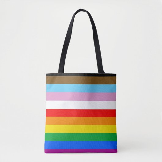 LGBTQ+-Statusmarkenstreifen Tasche (Vorderseite)