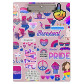LGBTQ+-StolperZwischenablage Klemmbrett (Vorderseite)