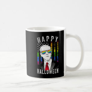 LGBTQ Stolz Biden Happy Halloween für LGBT Stolz m Kaffeetasse