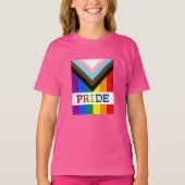 LGBTQ & Stolz - Kinder unter der Flagge "Regenboge T-Shirt (Vorderseite)