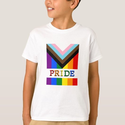 LGBTQ & Stolz - Kinder unter der Flagge "Regenboge T-Shirt (Vorderseite)