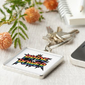 LGBTQ-Stolz & Macht Schlüsselanhänger (Seite)