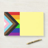 LGBTQ+-Stolz - Nachhinweise Post-it Klebezettel (Auf Schreibtisch)