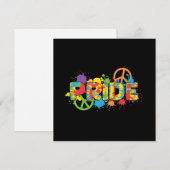 LGBTQ - Stolz - Rainbow Colors Paint Splashes (Vorne/Hinten)