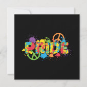 LGBTQ - Stolz - Rainbow Colors Paint Splashes (Vorderseite)